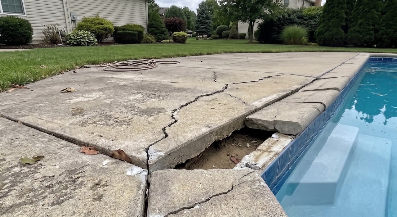 Before concrete repair